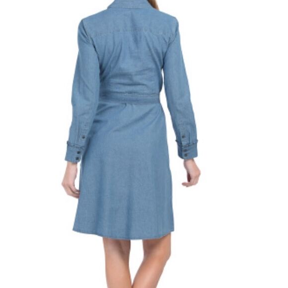 NWT Draper James Chambray Shirtdress - Picture 2 of 9